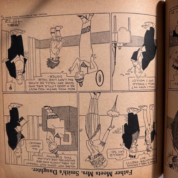 Bringing Up Father Geo McManus 4th Series Comic Book 1921 Humor Satire Antique - Picture 11 of 13
